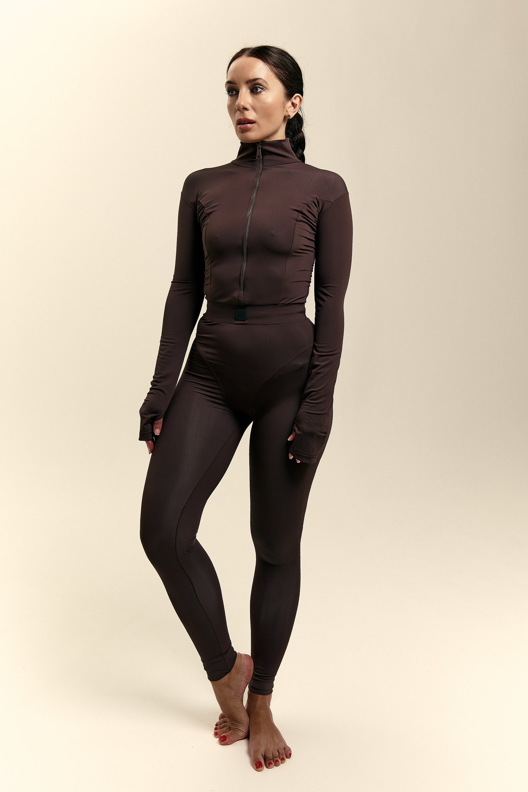 Jumpsuit mit Reißverschluss