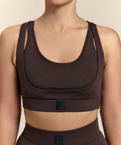 Alternative Sichtweise auf Sport-BH mit Doppelträgern